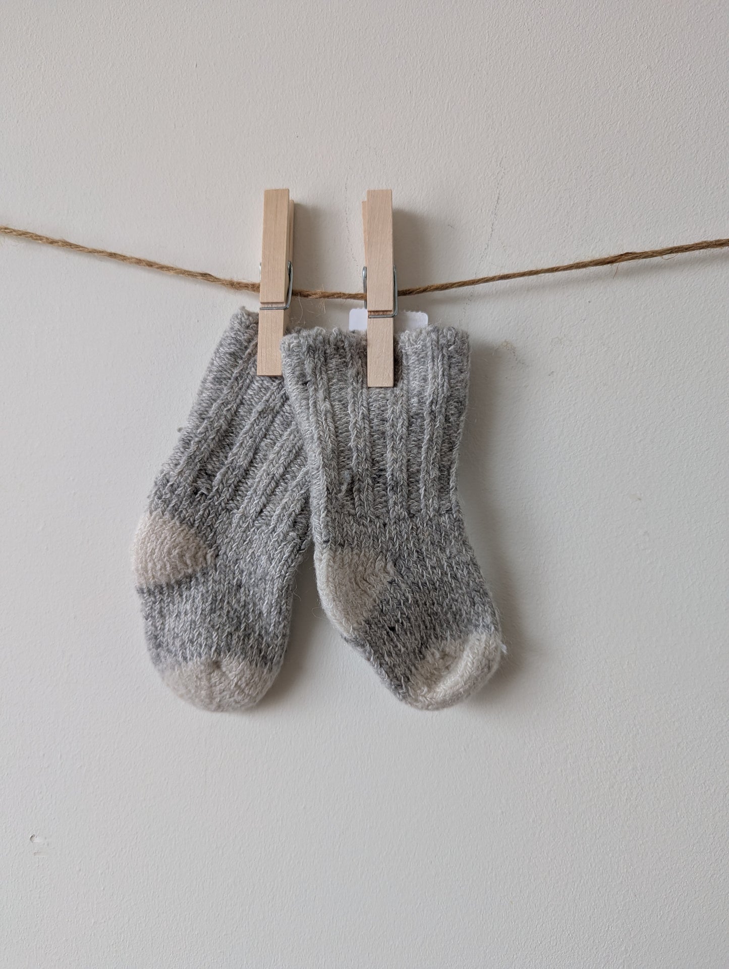 wollen sokken - new born