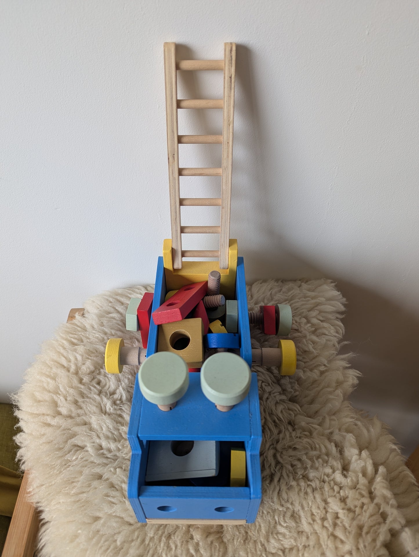 Houten vrachtwagen