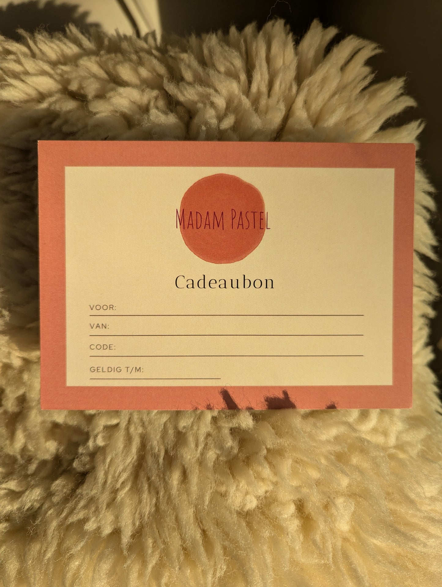 Cadeaubon roze