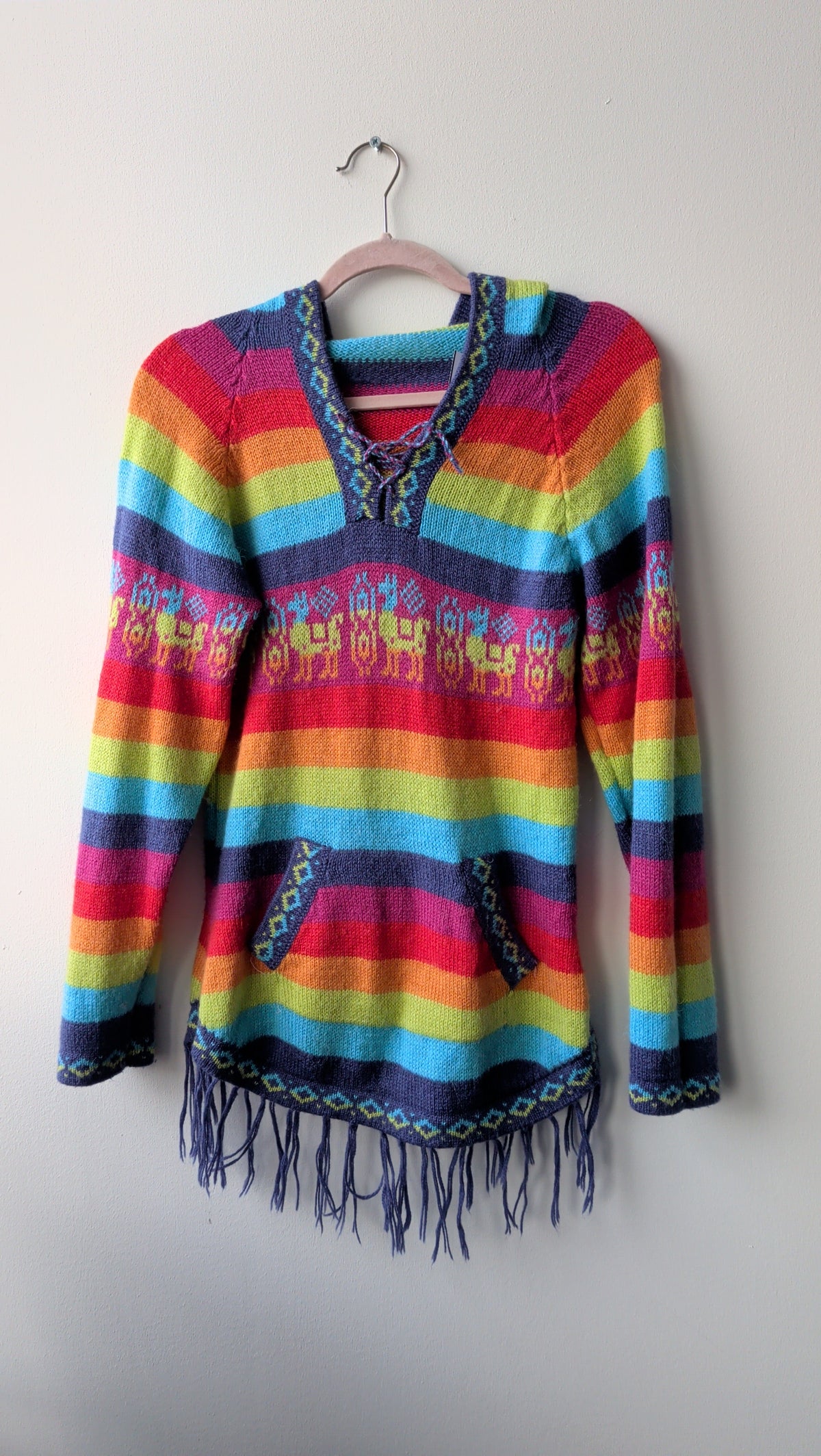 Wollen poncho - mt S/M