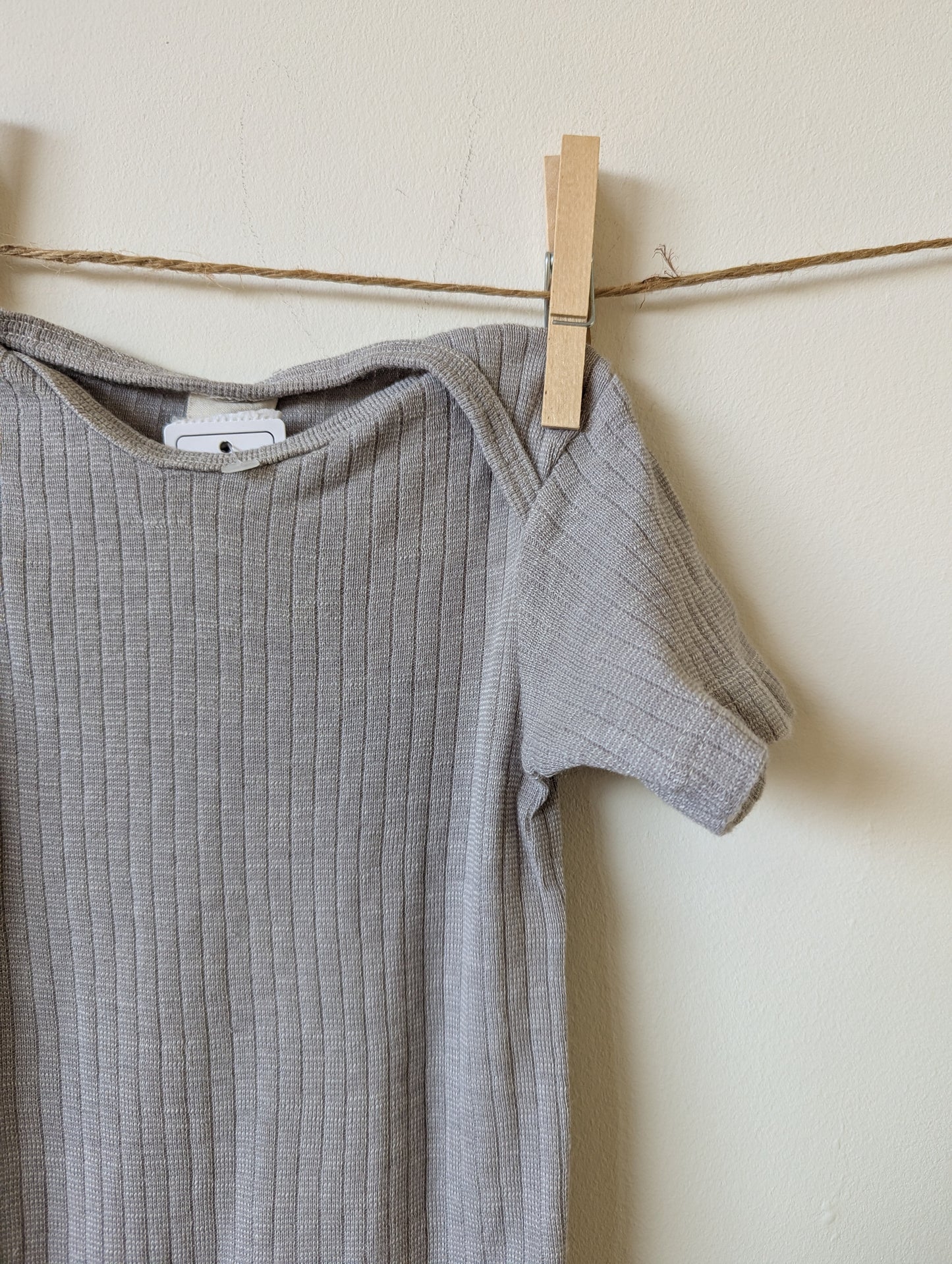 wol/zijde romper - mt 74/80