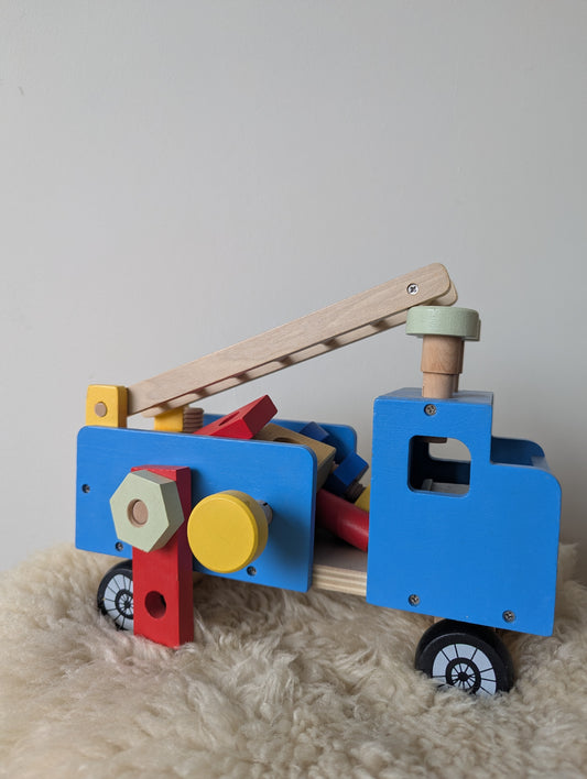 Houten vrachtwagen