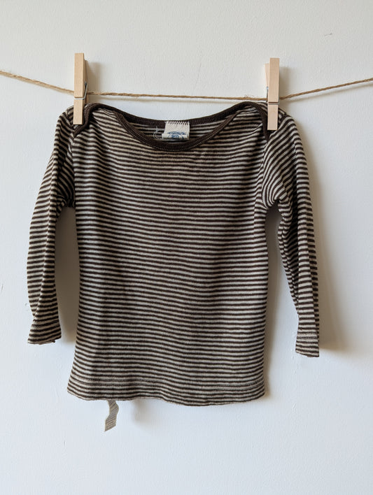 wol zijde shirt - mt 74/80