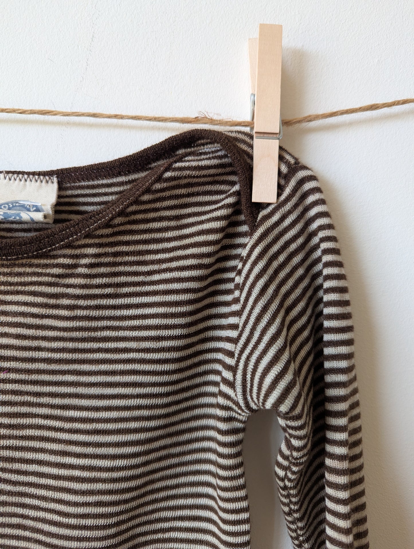 wol zijde shirt - mt 74/80