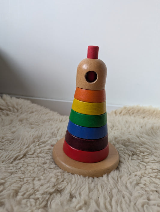 Houten vuurtoren