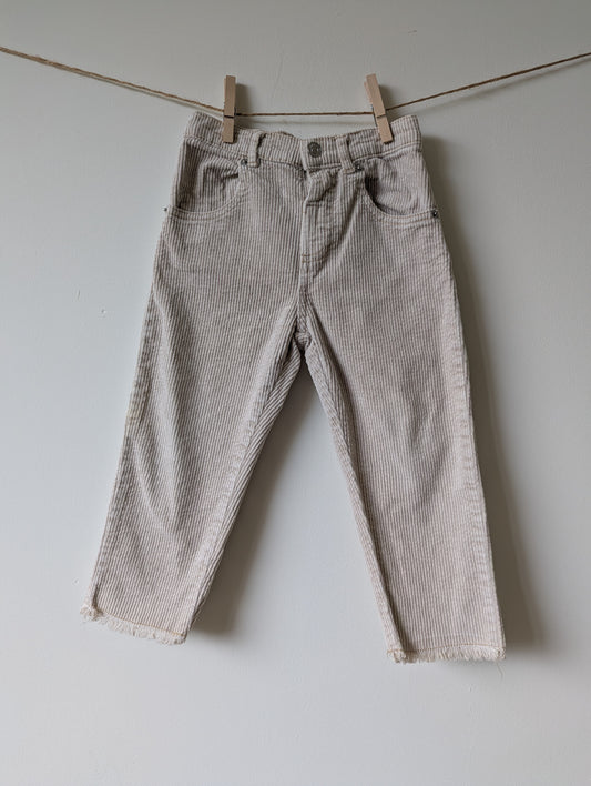 witte ribbroek - mt 98