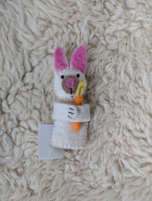 vingerpoppetje konijn