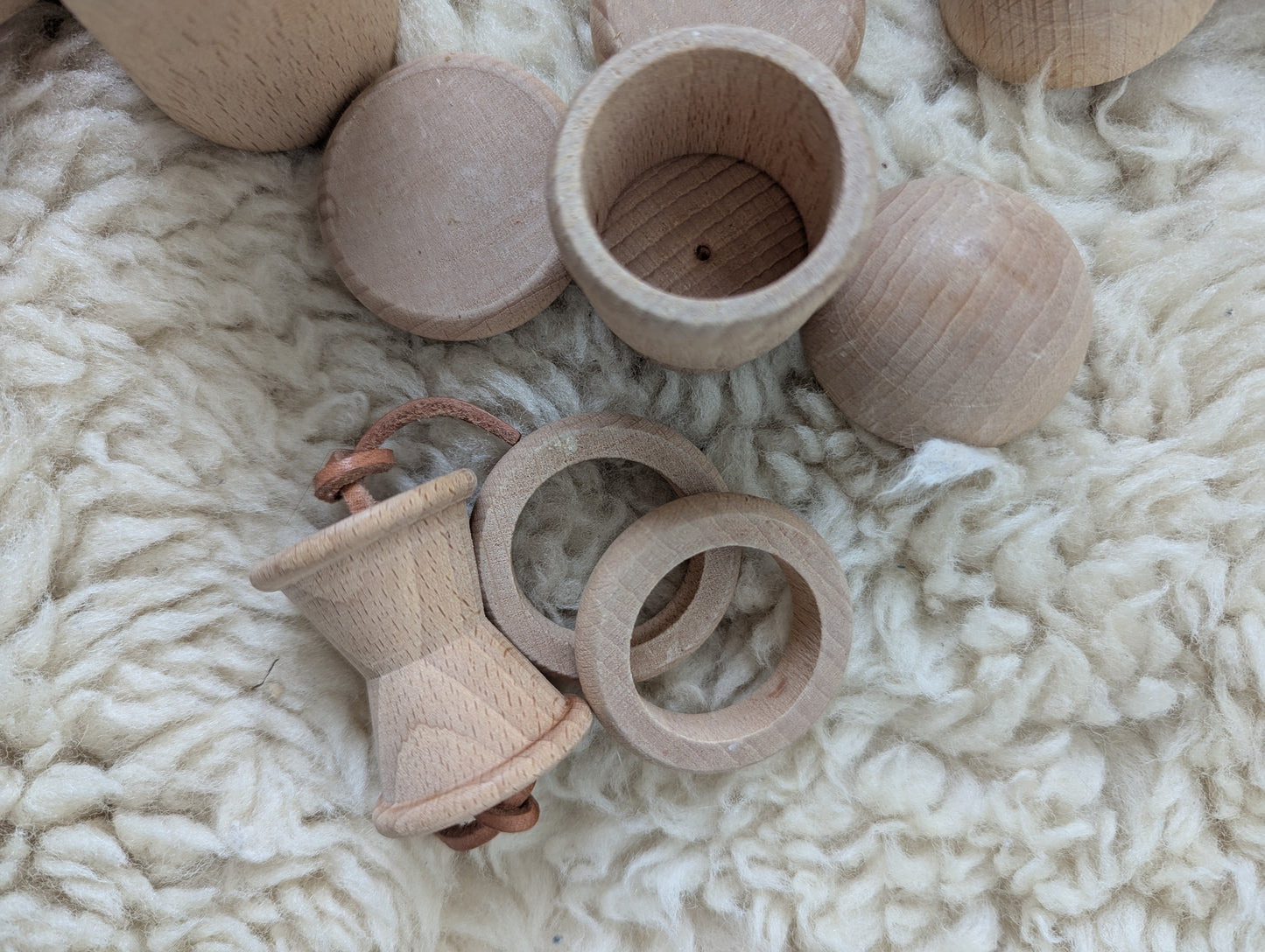 Houten sensorisch speelgoed