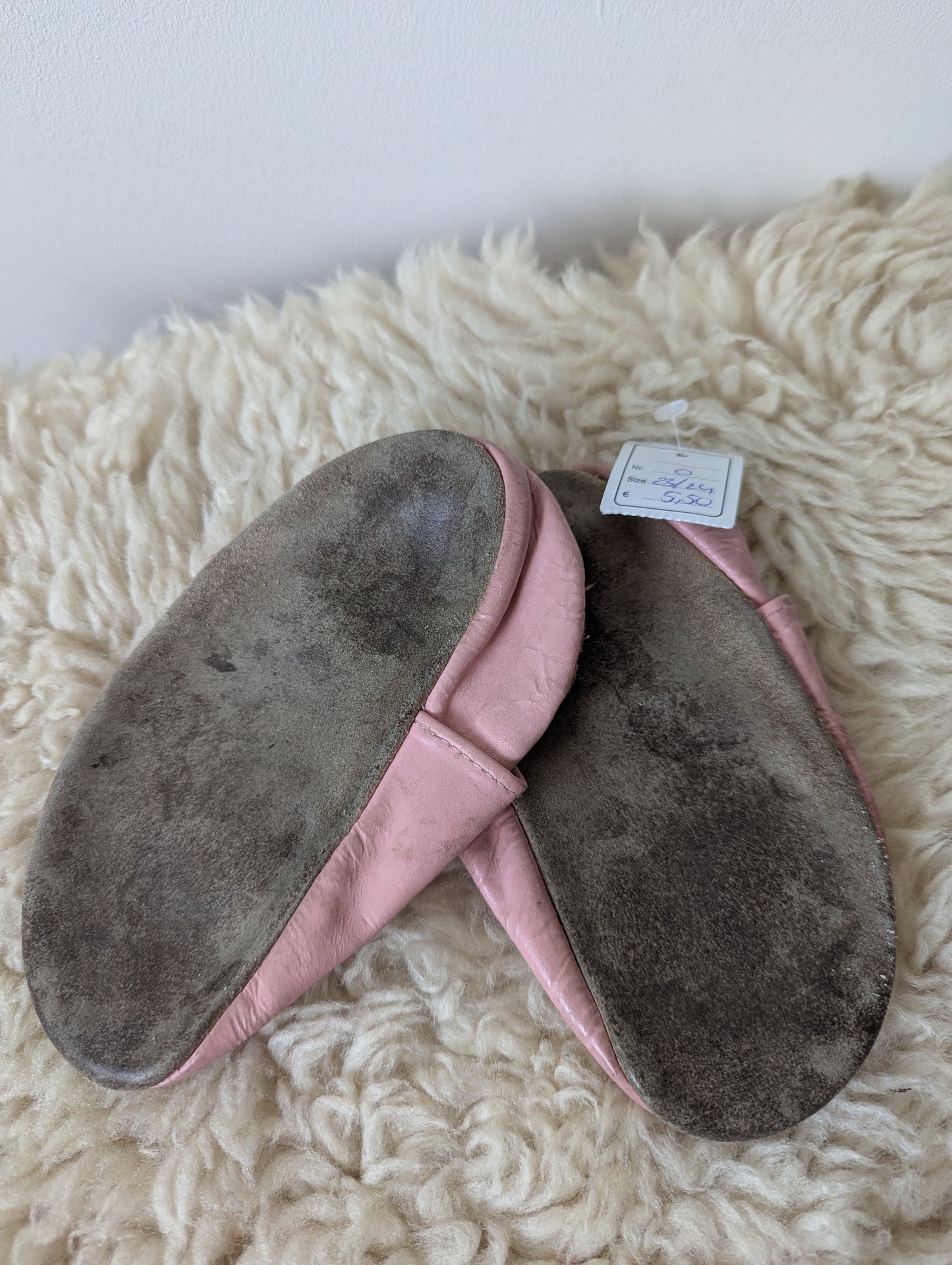 Leren slofjes - mt 23/24