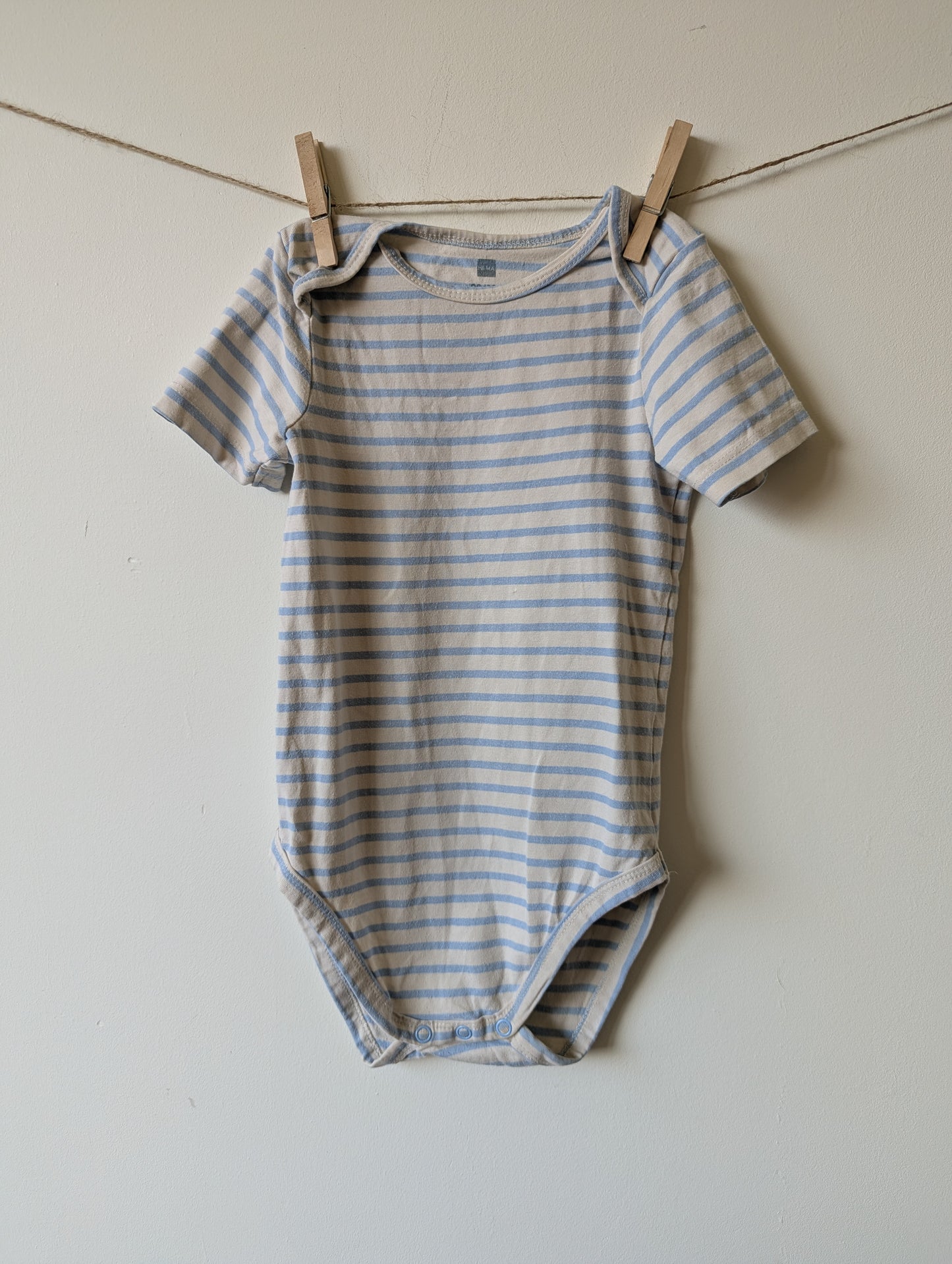 4 rompers (korte mouw) - mt 98/104