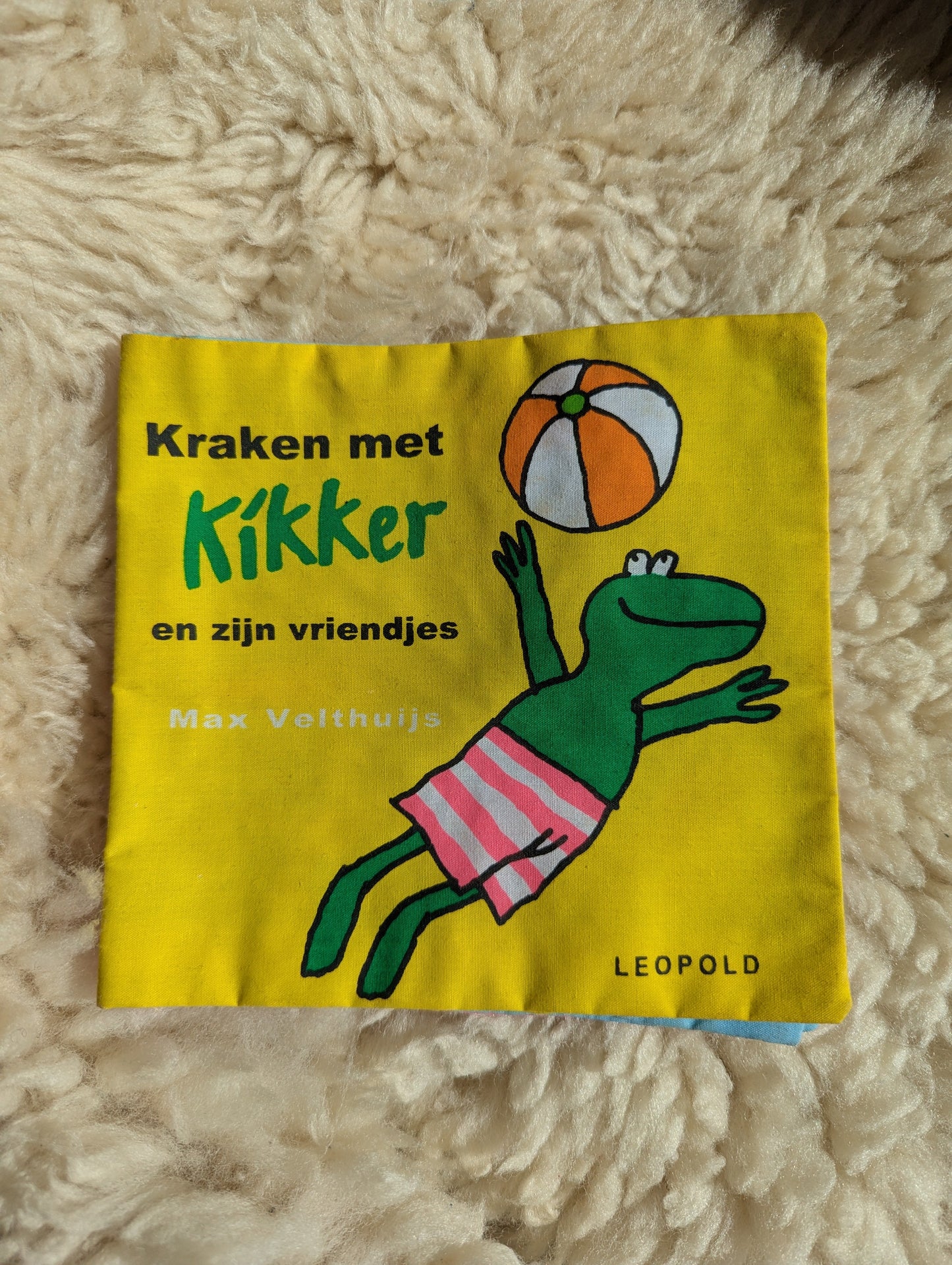 Stoffen boekje - Kikker